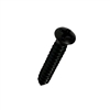 #8-18 X 1/2 PHILLIPS #6 OVAL TYPE AB SELF TAPPING SHEET METAL SCREW STEEL BLK OX FT [10000 PER BOX]