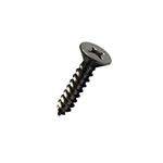 #2-32 X 1/2 Phil Flat Type AB Self Tapping Sheet Metal Screw (SMS) Stainless Steel