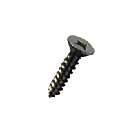 #6-20 X 7/8 Phil Flat Type AB Self Tapping Sheet Metal Screw (SMS) Stainless Steel