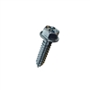 #6-20 X 2 PHILLIPS INDENTED HEX WASHER SERRATED TYPE AB SELF TAPPING SHEET METAL SCREW STEEL ZP FT [3000 PER BOX]