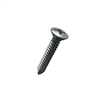 #12-14 X 2 Phil Oval Type AB Self Tapping Sheet Metal Screw (SMS) Steel Zp