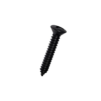 #8-18 X 5/8 Phil Oval Type AB Self Tapping Sheet Metal Screw (SMS) Steel Blk Ox