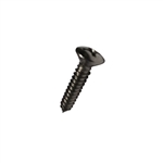 #1/4-14 X 2 Phil Oval Type AB Self Tapping Sheet Metal Screw (SMS) Stainless Steel