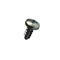 #1/4-14 X 3-1/2 Phil Pan Type AB Self Tapping Sheet Metal Screw (SMS) Steel Zp