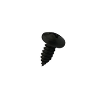 #3-28 X 3/8 Phil Pan Type AB Self Tapping Sheet Metal Screw (SMS) Stainless Steel Blk Ox