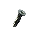 #10-16 X 1 Square Flat Type AB Self Tapping Sheet Metal Screw (SMS) Steel Zp