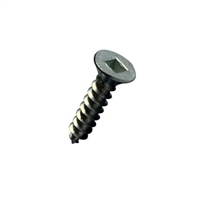 #10-16 X 1 Square Flat Type AB Self Tapping Sheet Metal Screw (SMS) Steel Zp