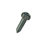 #10-16 X 1 Slot Hex Type AB Self Tapping Sheet Metal Screw (SMS) Steel Zp