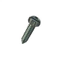 #8-18 X 1/2 Slot Hex Type AB Self Tapping Sheet Metal Screw (SMS) Steel Zp