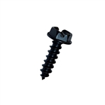 #1/4-14 X 3/4 SIHW Type AB Self Tapping Sheet Metal Screw (SMS) Steel Blk Ox