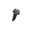 #1/4-14 X 1-1/2 SLOTTED INDENTED HEX WASHER 7/16 A/F TYPE AB SELF TAPPING SHEET METAL SCREW STEEL ZP FT [1250 PER BOX]