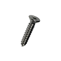 #4-24 X 1/2 Six Lobe (Torx) Flat Type AB Self Tapping Sheet Metal Screw (SMS) Stainless Steel