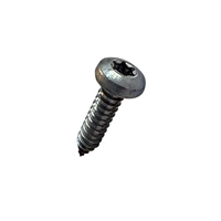 #10-16 X 1-1/2 Six Lobe (Torx) Pan Type AB Self Tapping Sheet Metal Screw (SMS) Stainless Steel