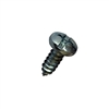 #8-15 X 2-1/2 COMBO (SLOTTED/PHILLIPS) PAN TYPE A SELF TAPPING SHEET METAL SCREW STEEL ZP FT [1500 PER BOX]
