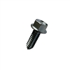 #14-10 X 7/8 INDENTED HEX WASHER TYPE A SELF TAPPING SHEET METAL SCREW STEEL ZP FT [2000 PER BOX]
