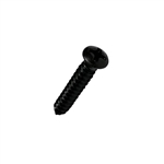 #8-15 X 1-1/2 Phil #6 Oval Self Tapping Sheet Metal Screw (SMS) Steel Blk Phos