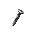 #8-15 X 7/8 Phil Oval Self Tapping Sheet Metal Screw (SMS) Steel Zp