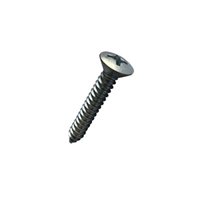 #10-12 X 3 Phil Oval Self Tapping Sheet Metal Screw (SMS) Steel Zp