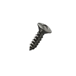 #8-15 X 2 Phil Oval Self Tapping Sheet Metal Screw (SMS) Stainless Steel