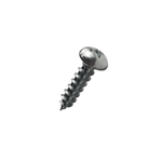 #6-18 X 3/8 Phil Round Self Tapping Sheet Metal Screw (SMS) Steel Zp