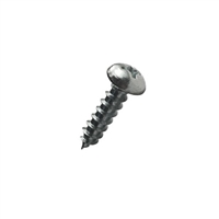 #12-11 X 1 Phil Round Self Tapping Sheet Metal Screw (SMS) Steel Zp