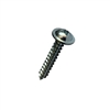 #8-15 X 1-1/4 PHILLIPS ROUND WASHER TYPE A SELF TAPPING SHEET METAL SCREW STEEL ZP FT [4000 PER BOX]