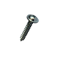#6-18 X 1 Phil Rnd Wash Self Tapping Sheet Metal Screw (SMS) Steel Zp