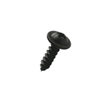 #8-15 X 1/2 Phil Rnd Wash Self Tapping Sheet Metal Screw (SMS) Steel Blk Ox