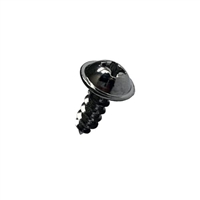 #8-15 X 3/4 Phil Rnd Wash Self Tapping Sheet Metal Screw (SMS) Steel Chrome