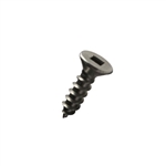 #6-18 X 1/2 Square Flat Self Tapping Sheet Metal Screw (SMS) Stainless Steel