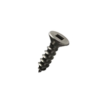 #6-18 X 1/2 SQUARE FLAT TYPE A SELF TAPPING SHEET METAL SCREW 410 STAINLESS STEEL FT