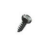 #6-18 X 3/4 SLOTTED INDENTED HEX TYPE A SELF TAPPING SHEET METAL SCREW STEEL ZP FT [10000 PER BOX]