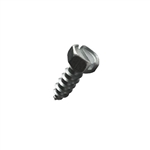 #5/16-9 X 1 Slot Hex Self Tapping Sheet Metal Screw (SMS) Steel Zp