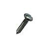 #12-11 X 1 SLOTTED PAN TYPE A SELF TAPPING SHEET METAL SCREW STEEL ZP FT [4000 PER BOX]