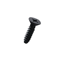 #10-16 X 5/8 Phil Flat Type B Self Tapping Sheet Metal Screw (SMS) Steel Blk Ox