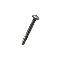 #8-18 X 3/4 Phil Pan Type B Self Tapping Sheet Metal Screw (SMS) Stainless Steel