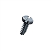 #1/4-14 X 1 SLOTTED INDENTED HEX TYPE B SELF TAPPING SHEET METAL SCREW STEEL ZP FT [2500 PER BOX]