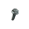 #4-24 X 1/4 SLOTTED INDENTED HEX WASHER TYPE B SELF TAPPING SHEET METAL SCREW STEEL ZP FT [10000 PER BOX]