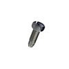 6-32 X 1/2 SLOTTED INDENTED HEX TYPE F THREAD CUTTING SCREW STEEL ZP FT [10000 PER BOX]