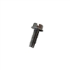 10-24 X 1 SLOTTED INDENTED HEX WASHER TYPE F THREAD CUTTING SCREW STAINLESS STEEL FT [2500 PER BOX]