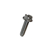10-32 X 3/4 SLOTTED INDENTED HEX WASHER TYPE F THREAD CUTTING SCREW 410 STAINLESS STEEL FT [3000 PER BOX]