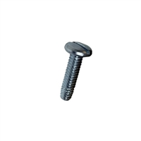 6-32 X 3/8 Slot Pan Type F Thread Cutting Screw Steel Zinc
