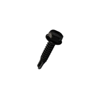 #1/4-14 X 1/2 IHW Head Self Drilling Screw Steel Black Zinc & Bake