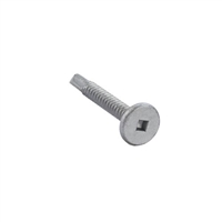 #1/4-14 X 3 Square Pancake Head Self Drilling Screw Steel Zinc Nickel