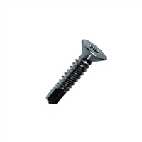 #8-18 X 1/2 SIX LOBE (TORX) FLAT Head Self Drilling Screw Steel Zinc and Bake