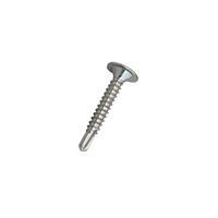 10-24 X 1 Six Lobe (Torx) Wafer Head Self Drilling Screw Steel Zinc and Bake