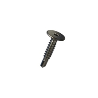 #10-16 X 3/4 Six Lobe (Torx) Wafer Head Self Drilling Screw Stainless