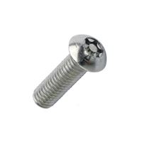 10-24 X 1 SECURITY SOCKET CAP SCREW SIX LOBE (TORX-EQUIVALENT) PIN-IN BUTTON HEAD STAINLESS STEEL