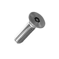 10-24 X 1 SECURITY SOCKET CAP SCREW HEX PIN-IN FLAT HEAD STAINLESS STEEL