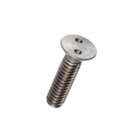 6-32 X 3/8 SECURITY SCREW SPANNER FLAT HEAD MACHINE STAINLESS STEEL
